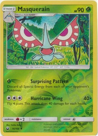 Masquerain - 16/168 - Reverse