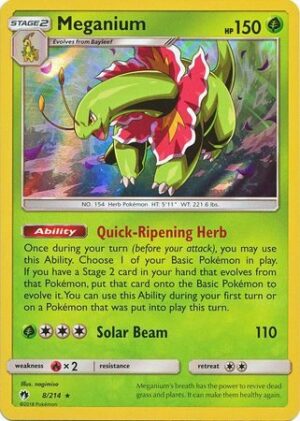 Meganium - 8/214 (Holo)