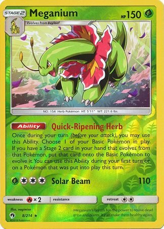 Meganium - 8/214 - Reverse