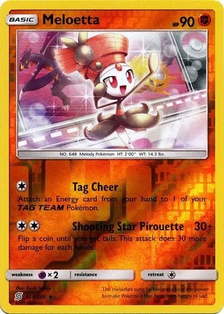 Meloetta - 123/236 - Reverse