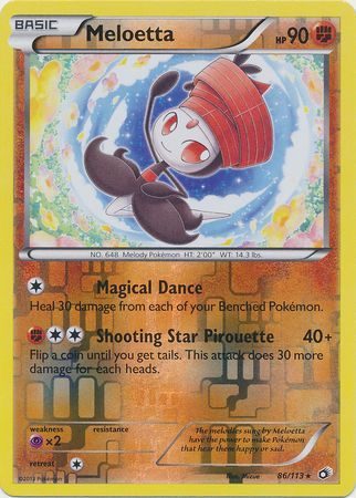 Meloetta - 86/113 - Reverse