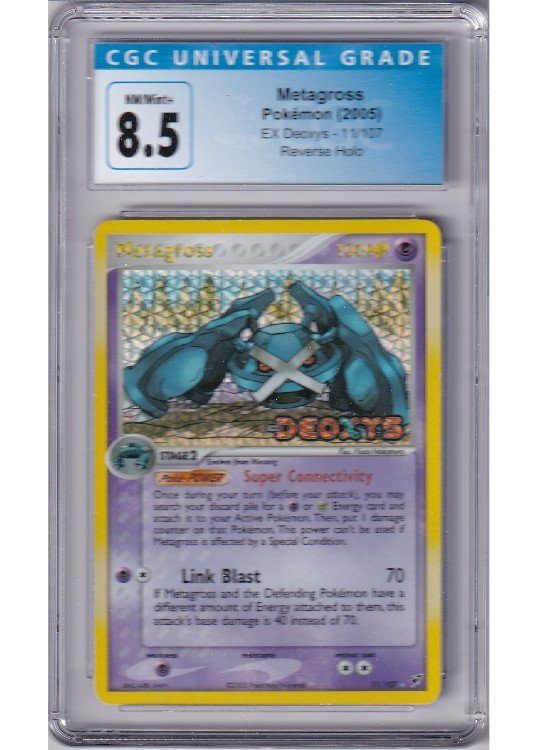 Metagross 11/107 Reverse Foil CGC 8.5