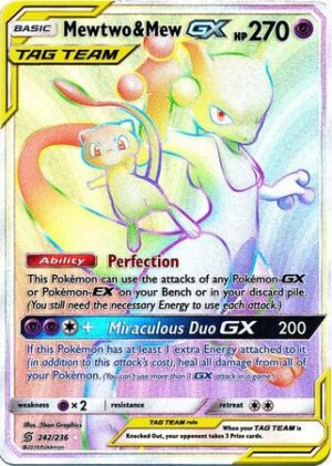 Mewtwo & Mew GX - 242/236