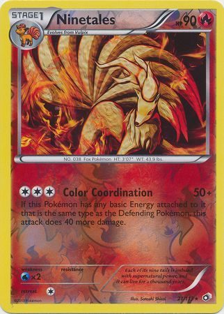 Ninetales - 21/113 - Reverse