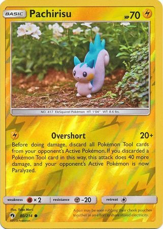 Pachirisu - 80/214 - Reverse