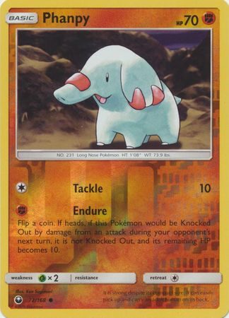 Phanpy - 72/168 - Reverse