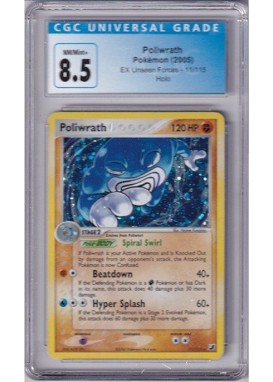 Poliwrath 11/115 CGC 8.5
