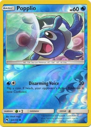 Popplio - 64/214 - Reverse