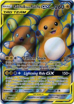 Raichu & Alolan Raichu GX - 220/236
