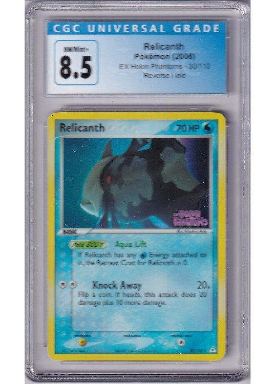 Relicanth 30/110 Reverse Foil CGC 8.5