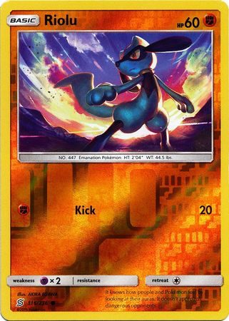 Riolu - 116/236 - Reverse