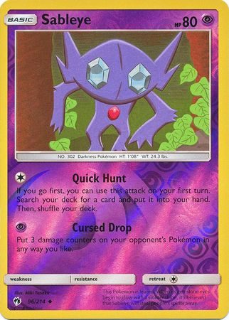 Sableye - 96/214 - Reverse