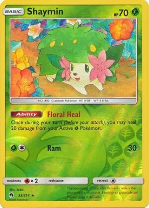 Shaymin - 33/214 - Reverse