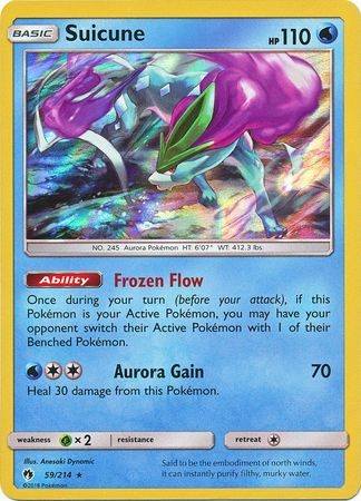 Suicune - 59/214 (Holo)