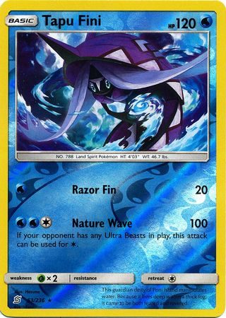 Tapu Fini – 53/236 – Reverse