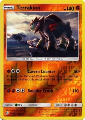 Terrakion - 122/236 - Reverse