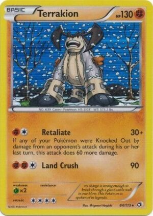 Terrakion - 84/113 (Holo)