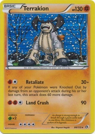 Terrakion - 84/113 (Holo)