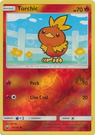 Torchic - 26/168 - Reverse