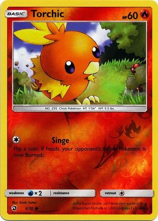 Torchic - 4/70 - Reverse