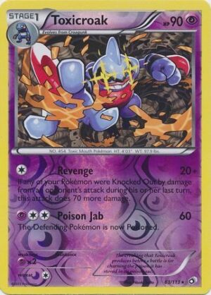 Toxicroak - 63/113 - Reverse