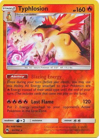 Typhlosion - 42/214 - Reverse