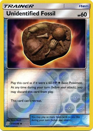 Unidentified Fossil – 210/236 – Reverse