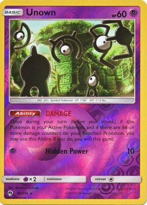Unown - 90/214 - Reverse