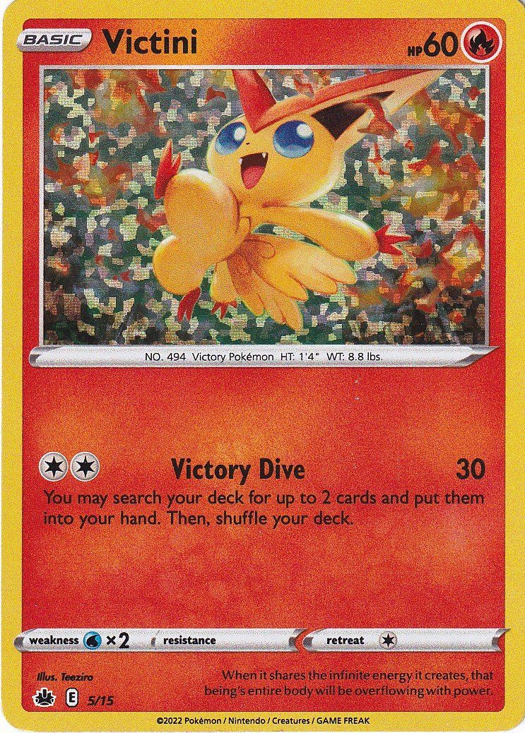 Victini - 5/15 (Holo) - McDonald's Promo - Pokemon McDonald's Collection 2022