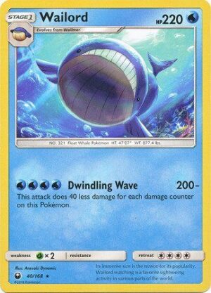 Wailord - 40/168