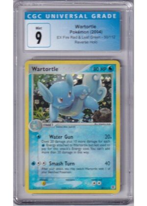 Wartortle 50/112 Reverse Foil CGC 9