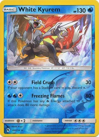 White Kyurem - 63/214 - Reverse