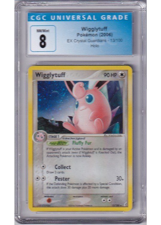 Wigglytuff 13/100 CGC 8
