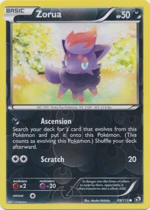 Zorua - 89/113 - Reverse