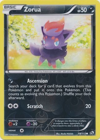 Zorua - 89/113 - Reverse