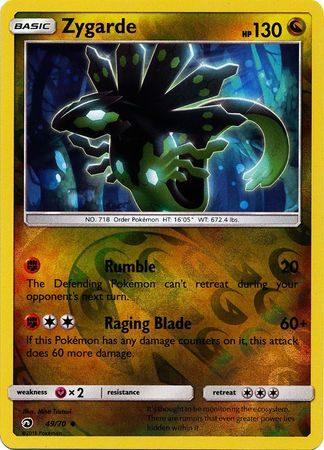 Zygarde - 49/70 - Reverse