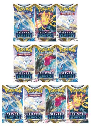 10 Booster Pakker fra SWSH Silver Tempest