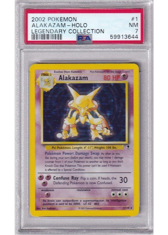 Alakazam – 1/110 – PSA 7