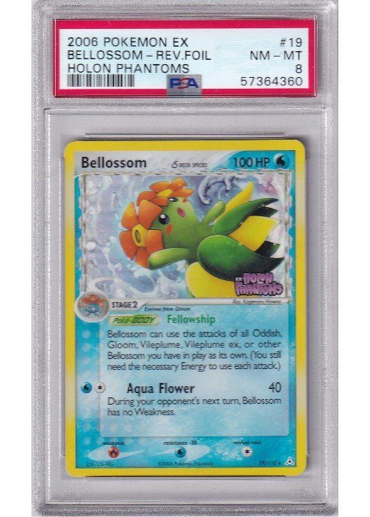 Bellossom &delta; 19/110 Reverse Foil PSA 8