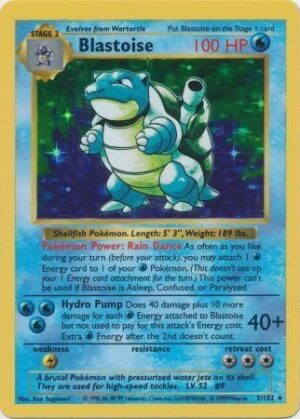 Blastoise - 2/102 - Shadowless (Holo)