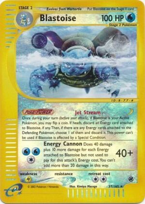 Blastoise - 37/165 - Reverse