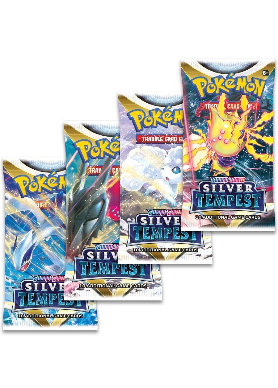 Booster Pack full artwork set (4 stk.) fra SWSH Silver Tempest