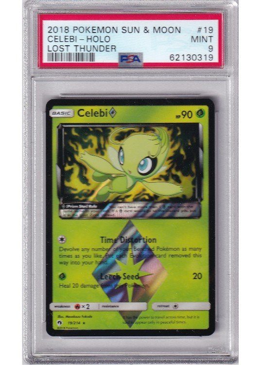 Celebi – Prism Star – 19/214 – PSA 9