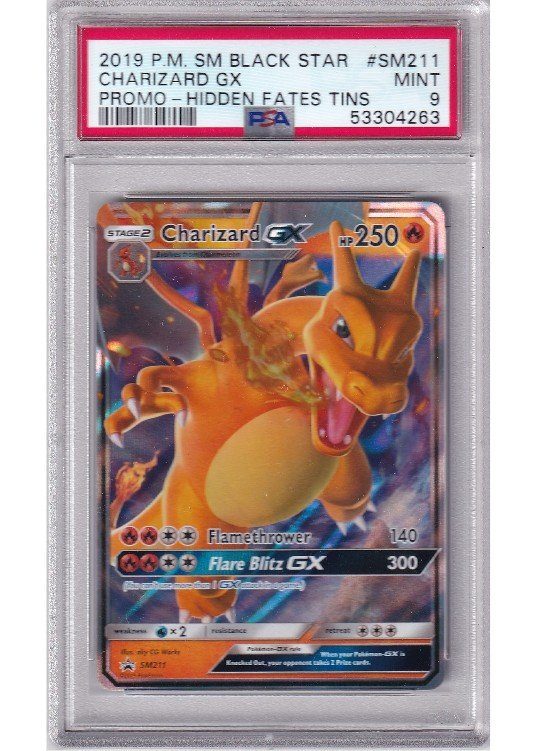 Charizard GX SM211 PSA 9