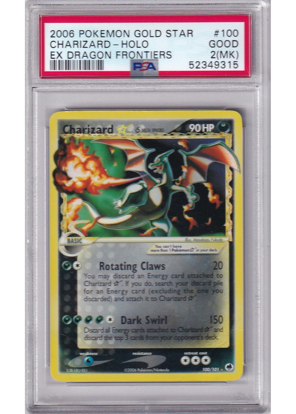Charizard * (MK) 100/101 PSA 2Charizard * (MK) 100/101 PSA 2