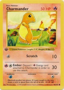 Charmander - 46/102 - 1st Edition