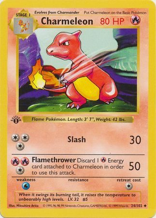 Charmeleon - 24/102 - 1st Edition