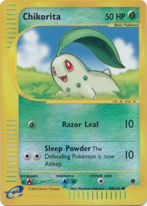 Chikorita - 100/165 - Reverse