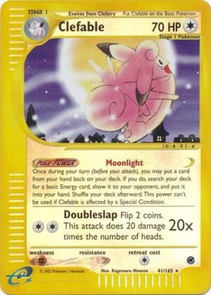 Clefable - 41/165 - Reverse