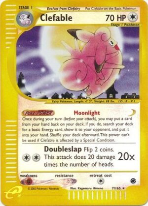 Clefable - 7/165 - Reverse